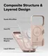 Ringke Silicone Magnetic Apple iPhone 18 Pro Max Hoesje MagSafe Back Cover Roze afbeelding 10