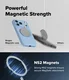 Ringke Silicone Magnetic Apple iPhone 18 Pro Max Hoesje MagSafe Back Cover Blauw afbeelding 5
