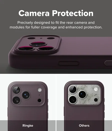Ringke Silicone Magnetic Apple iPhone 18 Pro Max Hoesje MagSafe Back Cover Rood afbeelding 4