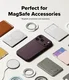 Ringke Silicone Magnetic Apple iPhone 18 Pro Max Hoesje MagSafe Back Cover Rood afbeelding 9