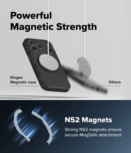 Ringke Alles iPhone 18 Pro Max / 17 Pro Max Hoesje 360° MagSafe Standaard Zwart afbeelding 7