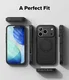 Ringke Alles iPhone 18 Pro Max / 17 Pro Max Hoesje 360° MagSafe Standaard Zwart afbeelding 11