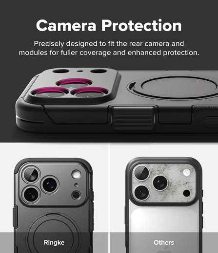 Ringke Alles iPhone 18 Pro Max / 17 Pro Max Hoesje 360° MagSafe Standaard Grijs afbeelding 10