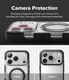 Ringke UX Magnetic iPhone 18 Pro Max / 17 Pro Max Hoesje met Standaard Clear afbeelding 11