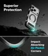 Ringke UX Magnetic iPhone 18 Pro Max / 17 Pro Max Hoesje met Standaard Clear afbeelding 9