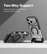 Ringke UX Magnetic iPhone 18 Pro Max / 17 Pro Max Hoesje met Standaard Clear afbeelding 4