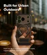 Ringke UX Magnetic iPhone 18 Pro Max / 17 Pro Max Hoesje met Standaard Clear afbeelding 3