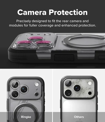 Ringke UX Magnetic iPhone 18 Pro Max / 17 Pro Max Hoesje met Standaard Zwart afbeelding 11