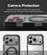 Ringke UX Magnetic iPhone 18 Pro Max / 17 Pro Max Hoesje met Standaard Zwart afbeelding 11