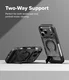 Ringke UX Magnetic iPhone 18 Pro Max / 17 Pro Max Hoesje met Standaard Zwart afbeelding 4