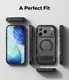 Ringke UX Magnetic iPhone 18 Pro Max / 17 Pro Max Hoesje met Standaard Zwart afbeelding 12