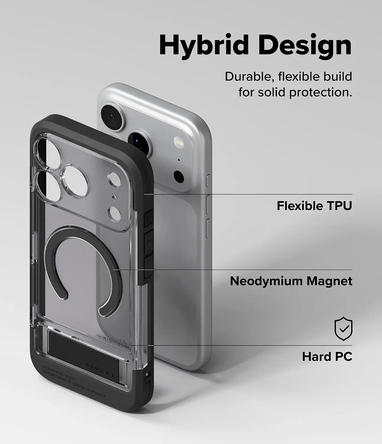 Ringke UX Magnetic iPhone 18 Pro Max / 17 Pro Max Hoesje met Standaard Zwart afbeelding 10