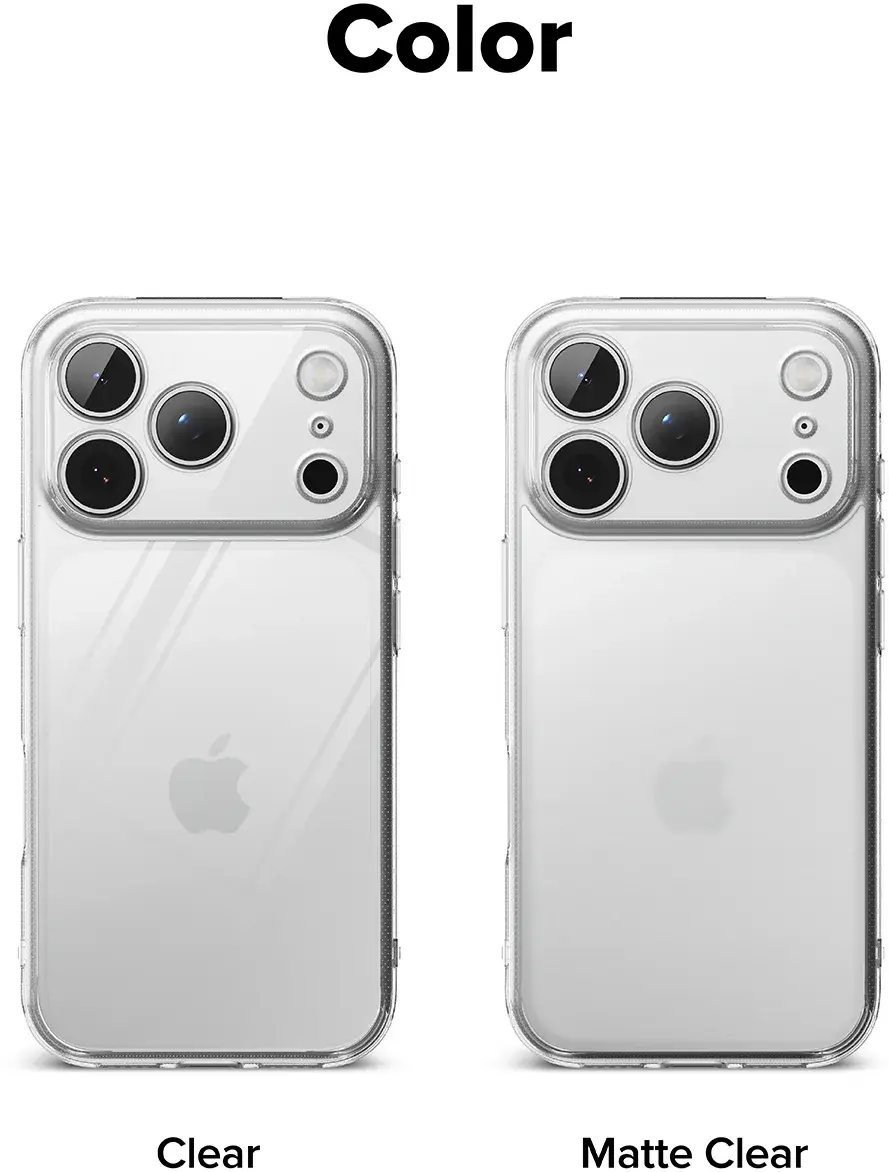 Ringke Fusion Magnetic Apple iPhone 18 Pro / 17 Pro Back Cover Clear afbeelding 13