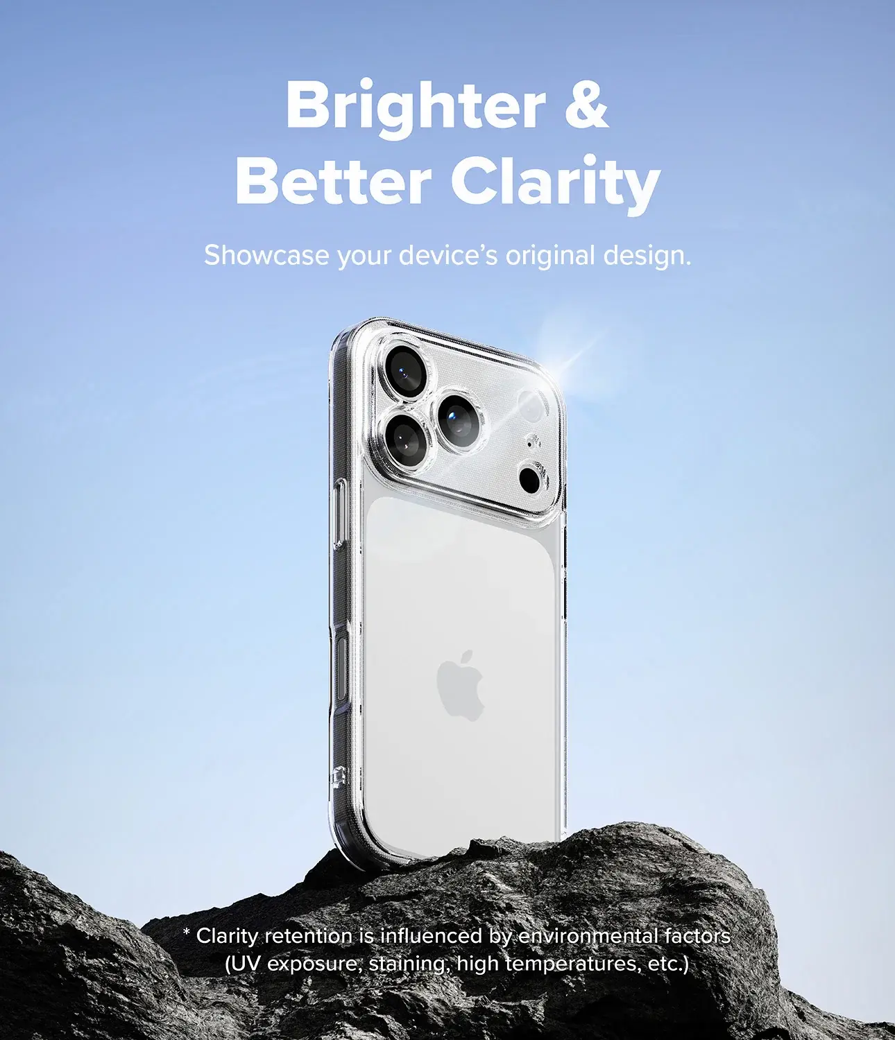 Ringke Fusion Magnetic Apple iPhone 18 Pro / 17 Pro Back Cover Clear afbeelding 3