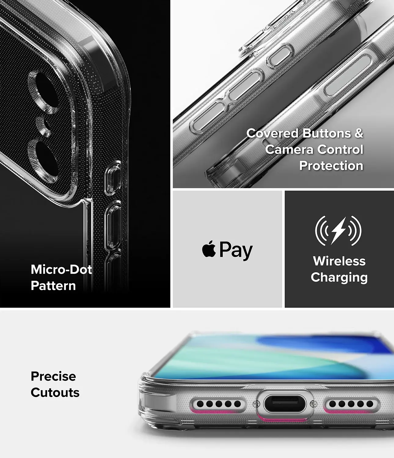 Ringke Fusion Magnetic Apple iPhone 18 Pro / 17 Pro Back Cover Matte Clear afbeelding 12