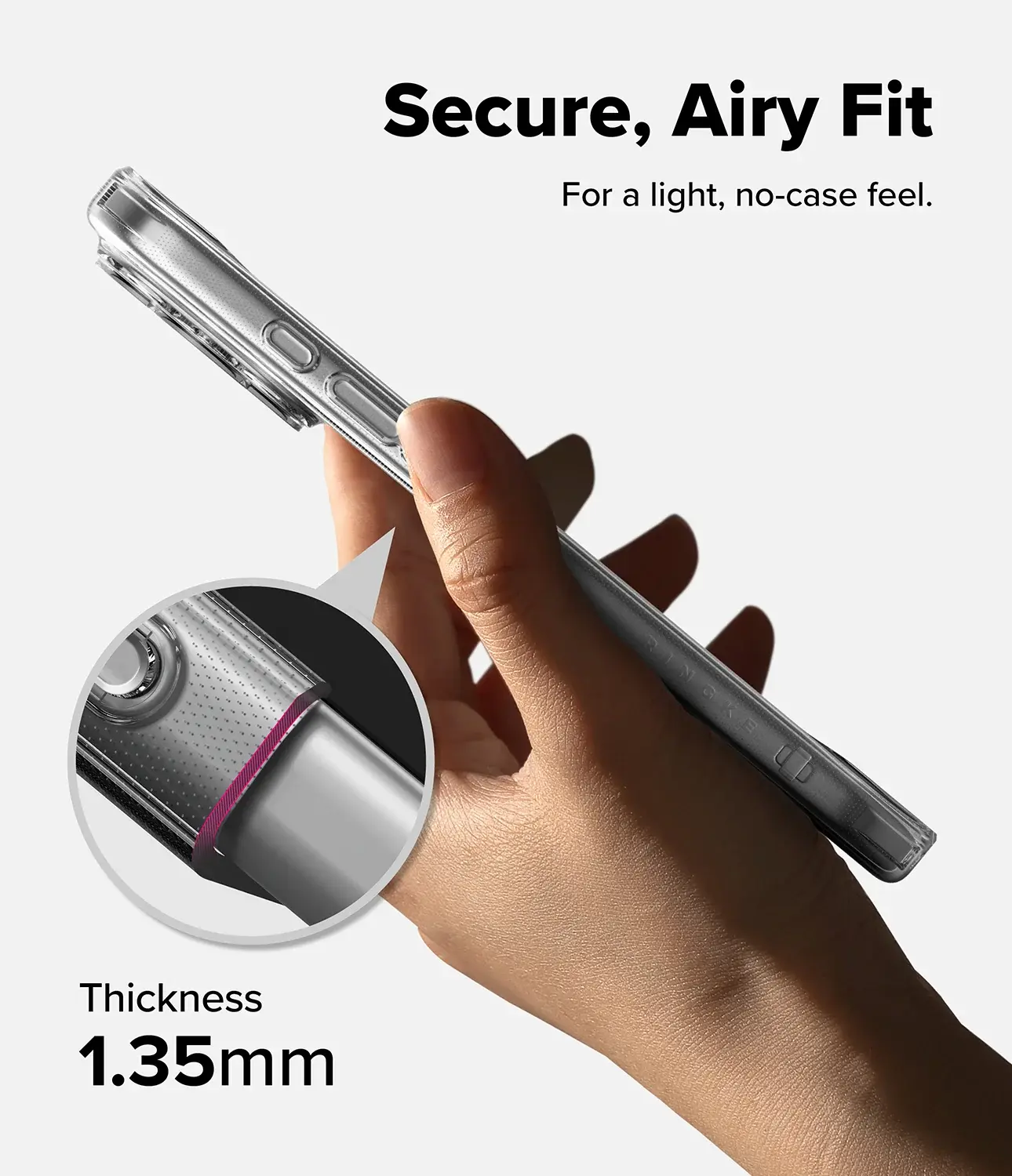 Ringke Air Apple iPhone 18 Pro / 17 Pro Hoesje Flexibel TPU Hoesje Transparant afbeelding 4