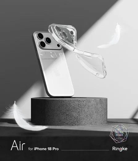 Ringke Air Apple iPhone 18 Pro / 17 Pro Hoesje Flexibel TPU Hoesje Transparant afbeelding 2