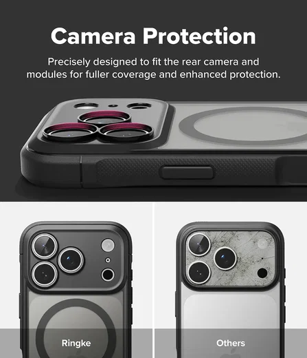 Ringke Fusion Bold Magnetic Apple iPhone 18 Pro / 17 Pro Hoesje MagSafe Zwart afbeelding 10