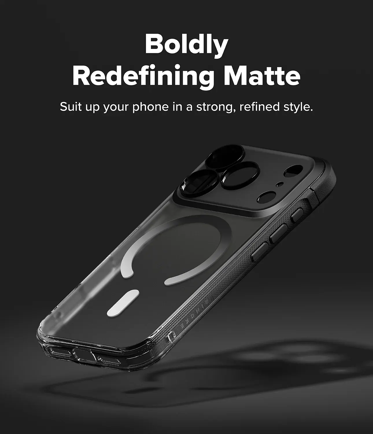 Ringke Fusion Bold Magnetic Apple iPhone 18 Pro / 17 Pro Hoesje MagSafe Zwart afbeelding 5