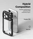 Ringke Fusion X Apple iPhone 18 Pro / 17 Pro Hoesje Back Cover Zwart afbeelding 9