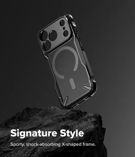 Ringke Fusion X Magnetic Apple iPhone 18 Pro / 17 Pro Hoesje MagSafe Zwart afbeelding 5