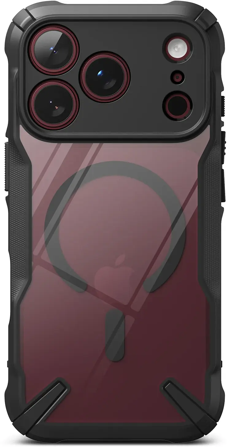 Ringke Fusion X Magnetic Apple iPhone 18 Pro / 17 Pro Hoesje MagSafe Zwart afbeelding 1