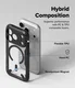 Ringke Fusion X Magnetic Apple iPhone 18 Pro / 17 Pro Hoesje MagSafe Zwart afbeelding 11