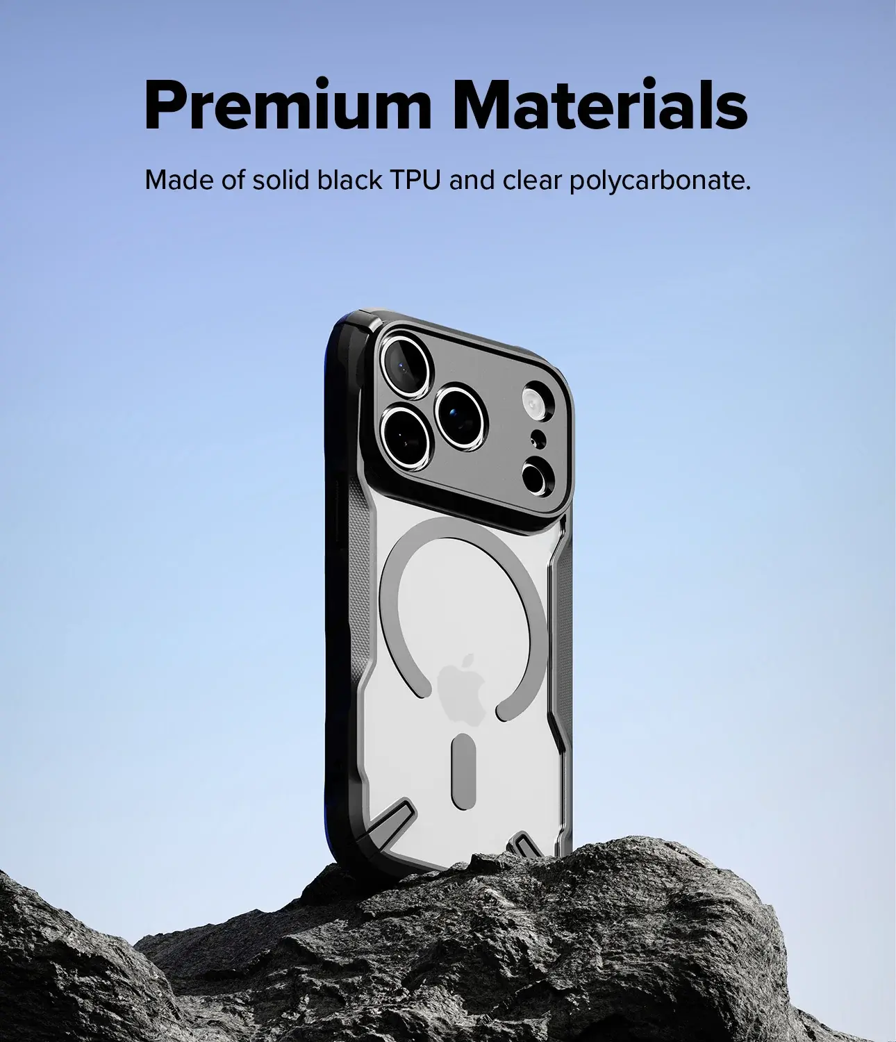 Ringke Fusion X Magnetic Apple iPhone 18 Pro / 17 Pro Hoesje MagSafe Zwart afbeelding 6