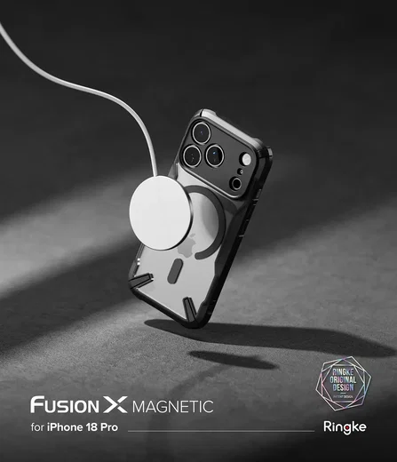Ringke Fusion X Magnetic Apple iPhone 18 Pro / 17 Pro Hoesje MagSafe Zwart afbeelding 2