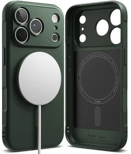 Ringke Onyx Magnetic Apple iPhone 18 Pro / 17 Pro Hoesje MagSafe Groen afbeelding 1