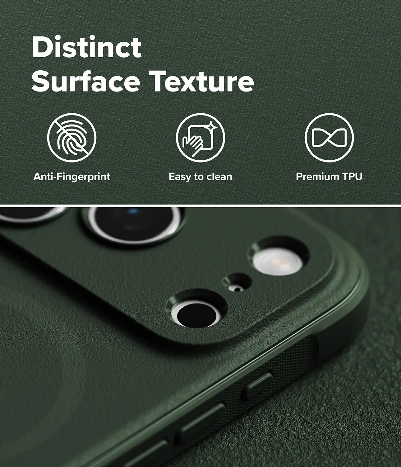 Ringke Onyx Magnetic Apple iPhone 18 Pro / 17 Pro Hoesje MagSafe Groen afbeelding 6