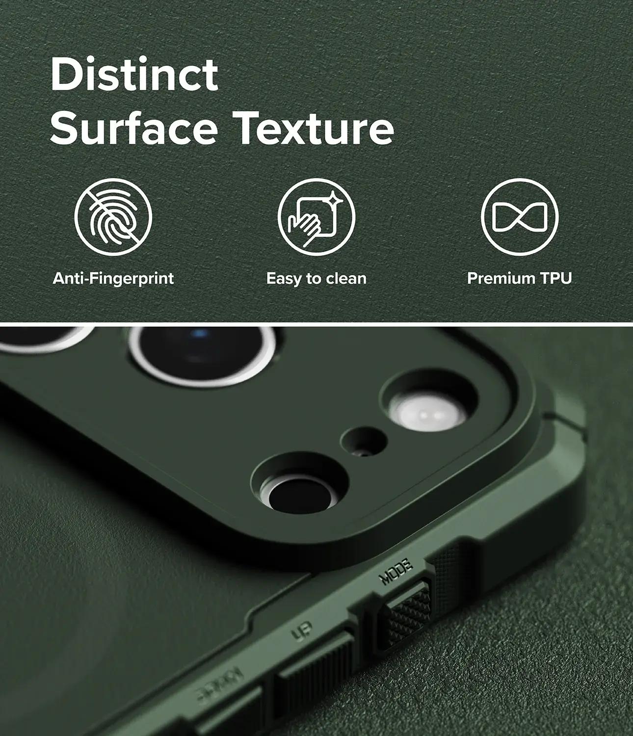 Ringke Rugged Gear Magnetic iPhone 18 Pro / 17 Pro Hoesje MagSafe Groen afbeelding 7
