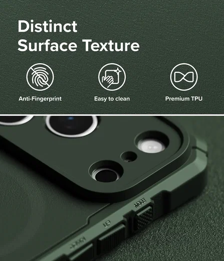 Ringke Rugged Gear Magnetic iPhone 18 Pro / 17 Pro Hoesje MagSafe Groen afbeelding 7