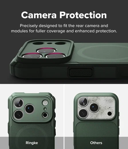 Ringke Rugged Gear Magnetic iPhone 18 Pro / 17 Pro Hoesje MagSafe Groen afbeelding 12