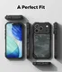 Ringke Rugged Gear Magnetic iPhone 18 Pro / 17 Pro Hoesje MagSafe Camo Zwart afbeelding 10