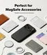 Ringke Silicone Magnetic Apple iPhone 18 Pro Hoesje MagSafe Back Cover Zwart afbeelding 6