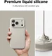 Ringke Silicone Magnetic Apple iPhone 18 Pro Hoesje MagSafe Back Cover Beige afbeelding 4