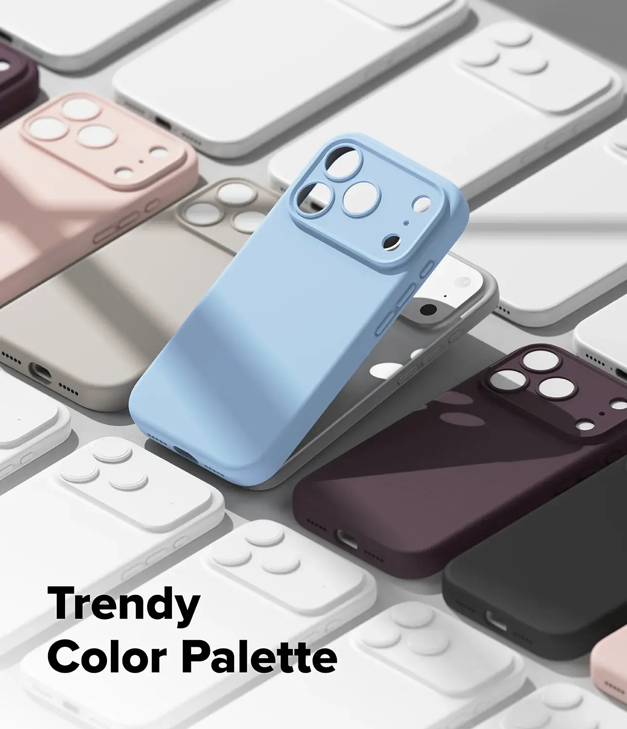 Ringke Silicone Magnetic Apple iPhone 18 Pro Hoesje MagSafe Back Cover Roze afbeelding 3
