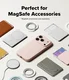 Ringke Silicone Magnetic Apple iPhone 18 Pro Hoesje MagSafe Back Cover Roze afbeelding 6