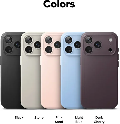 Ringke Silicone Magnetic Apple iPhone 18 Pro Hoesje MagSafe Back Cover Roze afbeelding 12