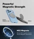 Ringke Silicone Magnetic Apple iPhone 18 Pro Hoesje MagSafe Back Cover Blauw afbeelding 7