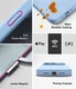 Ringke Silicone Magnetic Apple iPhone 18 Pro Hoesje MagSafe Back Cover Blauw afbeelding 11