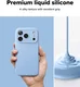 Ringke Silicone Magnetic Apple iPhone 18 Pro Hoesje MagSafe Back Cover Blauw afbeelding 4