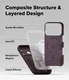 Ringke Silicone Magnetic Apple iPhone 18 Pro Hoesje MagSafe Back Cover Rood afbeelding 9