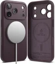 Ringke Silicone Magnetic Apple iPhone 18 Pro Hoesje MagSafe Back Cover Rood