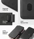 Ringke Folio Grip Wallet Magnetic Apple iPhone 18 pro / 17 Pro Hoesje Zwart afbeelding 10