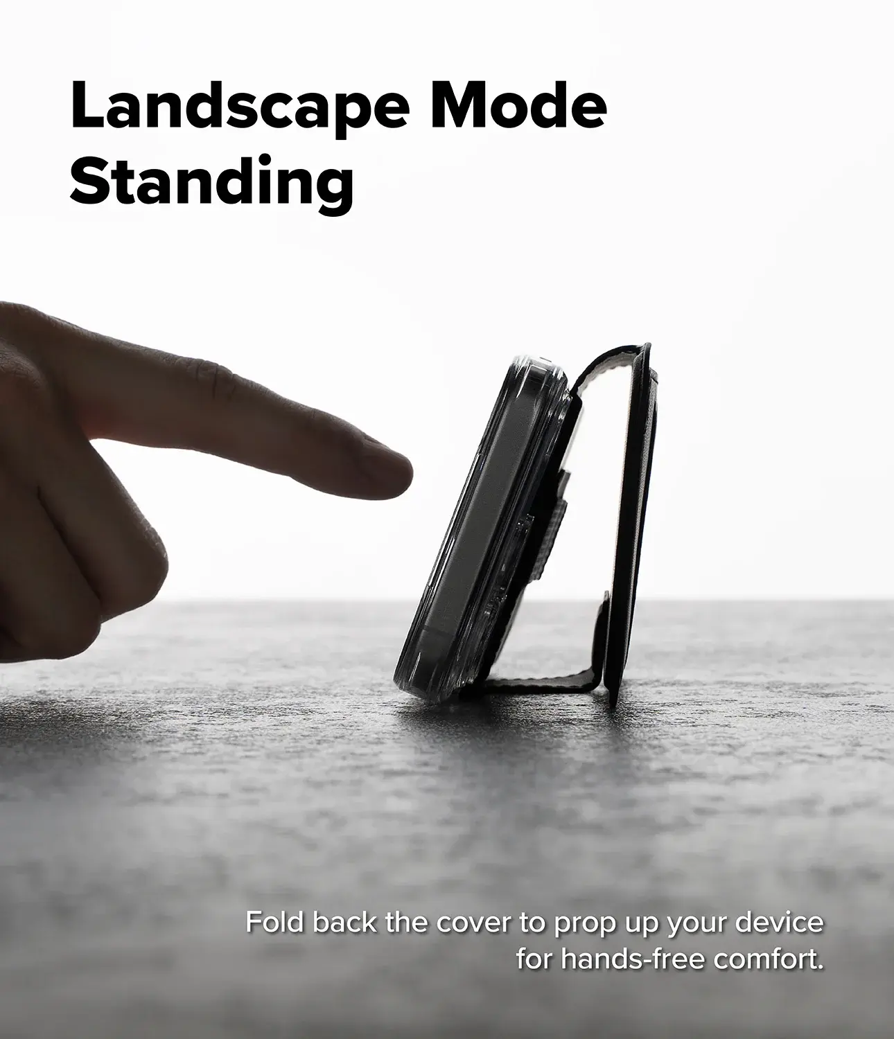 Ringke Folio Grip Wallet Magnetic Apple iPhone 18 pro / 17 Pro Hoesje Zwart afbeelding 7