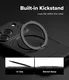 Ringke Alles Apple iPhone 18 Pro / 17 Pro Hoesje 360° MagSafe Standaard Zwart afbeelding 5