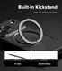 Ringke Alles Apple iPhone 18 Pro / 17 Pro Hoesje 360° MagSafe Standaard Grijs afbeelding 5