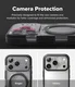Ringke UX Magnetic iPhone 18 Pro / 17 Pro Hoesje MagSafe Standaard Zwart afbeelding 11